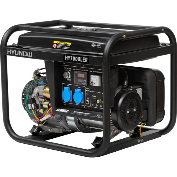 Генератор бензиновый Hyundai HY 7000LER HY 7000LER - Professional серия ...
